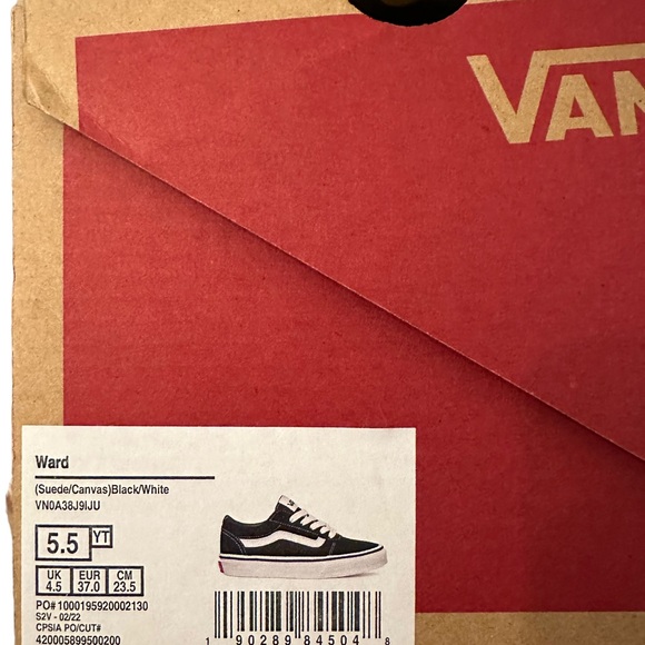 Vans Ward Low Suede Canvas Lace Up Skate Sneaker 5.5 7 NWT NEW BOX - Picture 11 of 16